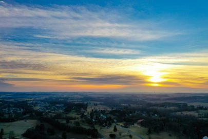 Sunset from Wakefield Valley